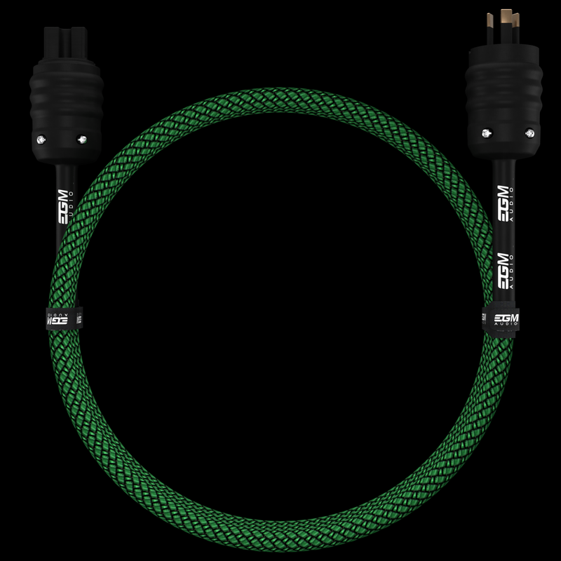 Audio Power Cable - Emerald